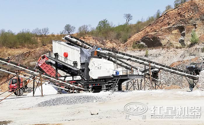 移動(dòng)式石頭打沙生產(chǎn)線 移動(dòng)式石頭打沙生產(chǎn)線