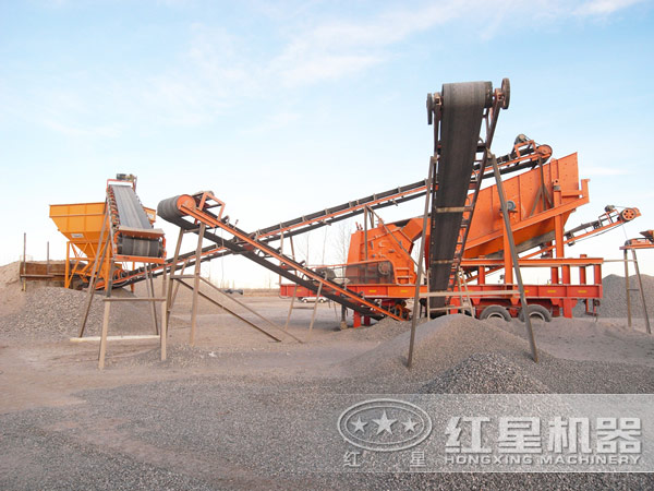 機(jī)制砂生產(chǎn)線現(xiàn)場 機(jī)制砂生產(chǎn)線現(xiàn)場