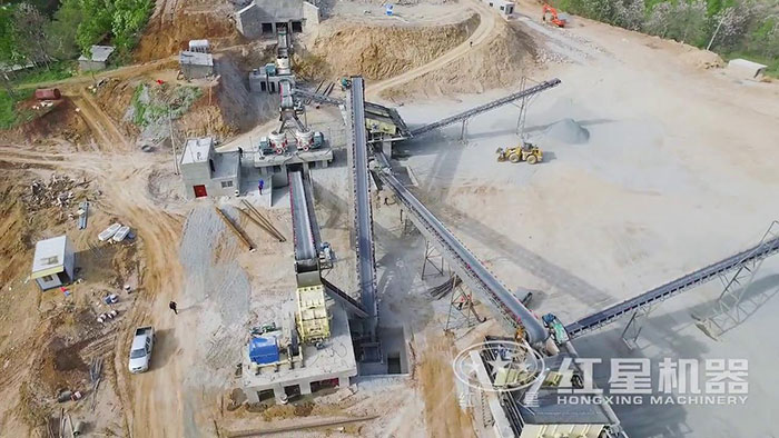 桐柏砂石場(chǎng)碎石設(shè)備布置整體效果 桐柏砂石場(chǎng)碎石設(shè)備布置整體效果