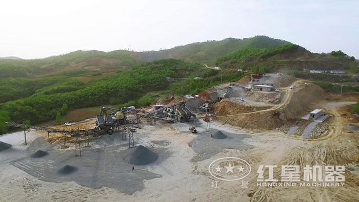 由紅星總包設(shè)計(jì)建設(shè)的桐柏石灰石砂石場 由紅星總包設(shè)計(jì)建設(shè)的桐柏石灰石砂石場