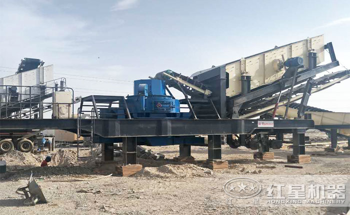 移動制砂機(jī)生產(chǎn)現(xiàn)場 移動制砂機(jī)生產(chǎn)現(xiàn)場