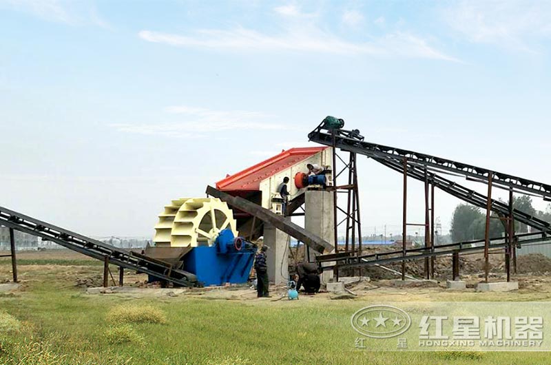 洗砂現(xiàn)場(chǎng) 洗砂現(xiàn)場(chǎng)