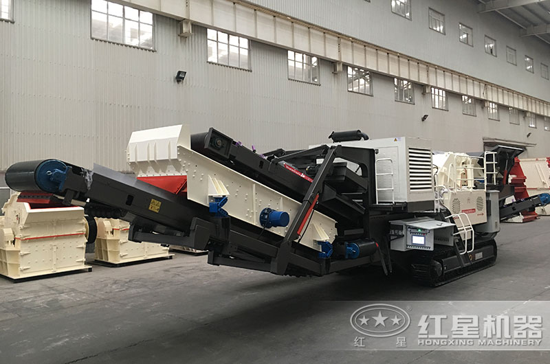 移動(dòng)式煤矸石制砂設(shè)備，移動(dòng)式破碎站
