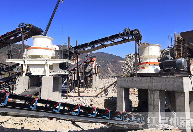 單缸圓錐破適合破碎硬料，HVI制砂機(jī)節(jié)能