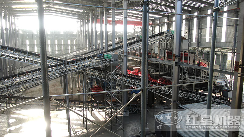 石子機(jī)生產(chǎn)線多少錢一套，附現(xiàn)場案例
