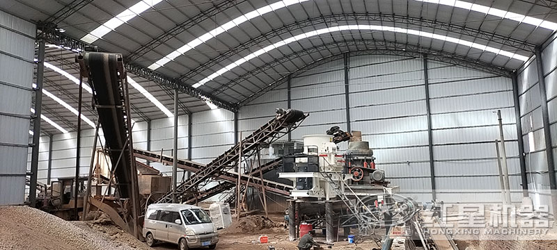 碎沙機(jī)設(shè)備多少錢(qián)一套，一天能生產(chǎn)多少？