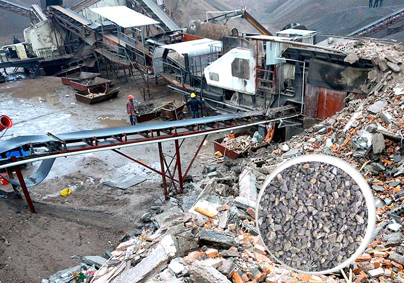 建筑垃圾粉碎現(xiàn)場(chǎng) 建筑垃圾粉碎現(xiàn)場(chǎng)