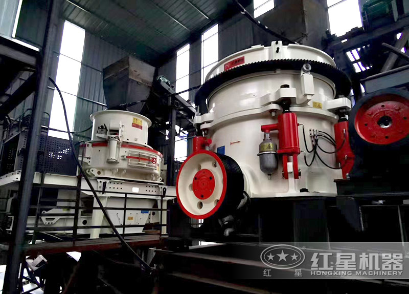 1200圓錐機(jī)搭配制砂機(jī)、鄂破配置生產(chǎn)線