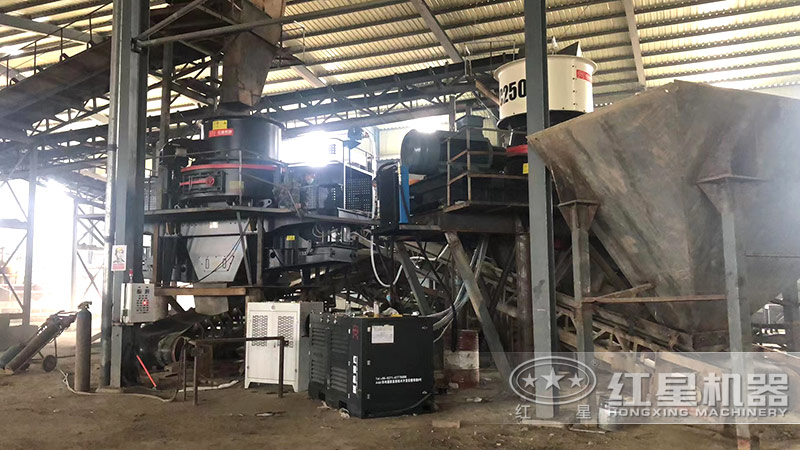 鄂破+圓錐破+制砂機 鄂破+圓錐破+制砂機